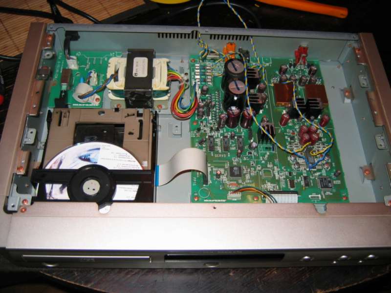 Marantz CD-17 player with tubes.